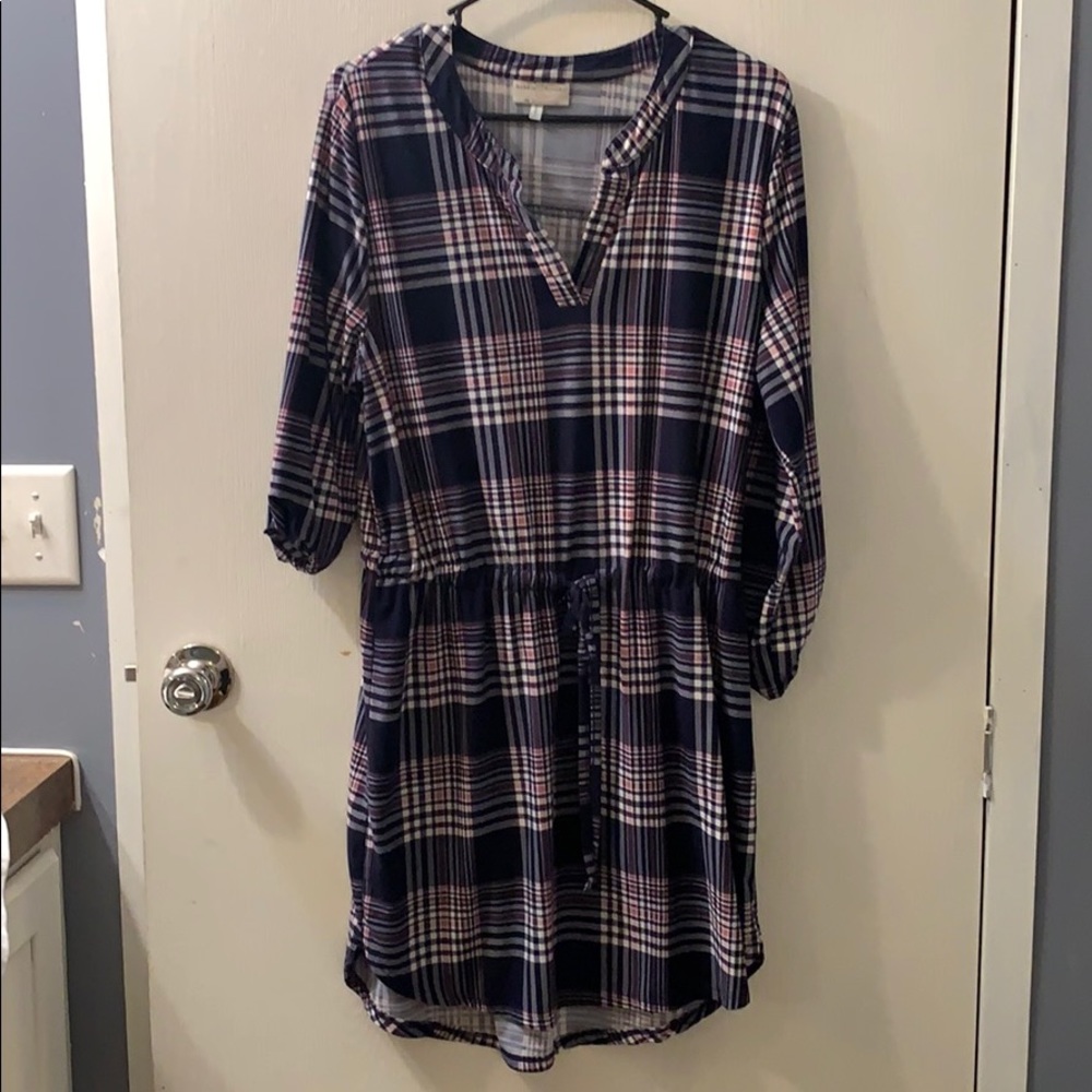 bobbieBbrooks ladies plaid dress